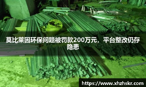 莫比莱因环保问题被罚款200万元，平台整改仍存隐患