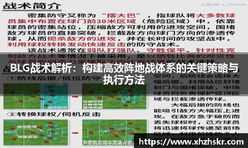 BLG战术解析：构建高效阵地战体系的关键策略与执行方法