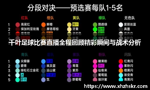 千叶足球比赛直播全程回顾精彩瞬间与战术分析
