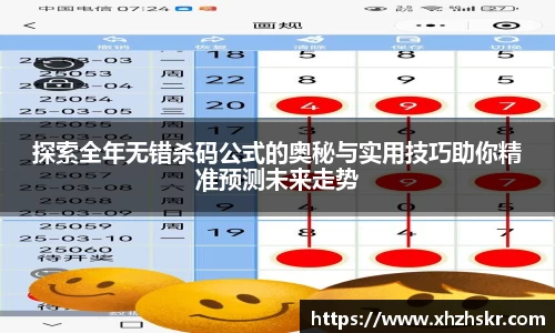 探索全年无错杀码公式的奥秘与实用技巧助你精准预测未来走势