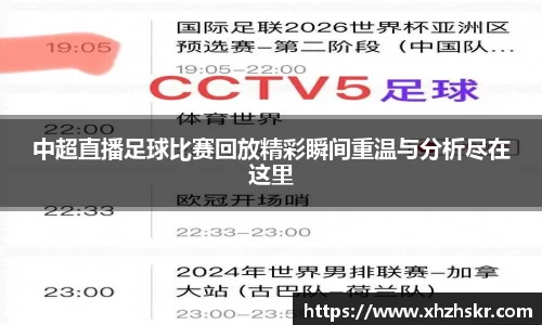 中超直播足球比赛回放精彩瞬间重温与分析尽在这里