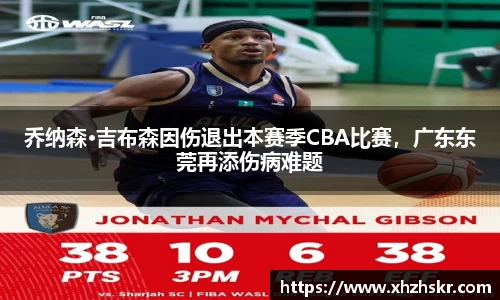 乔纳森·吉布森因伤退出本赛季CBA比赛，广东东莞再添伤病难题